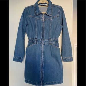 Primark denim jean dress